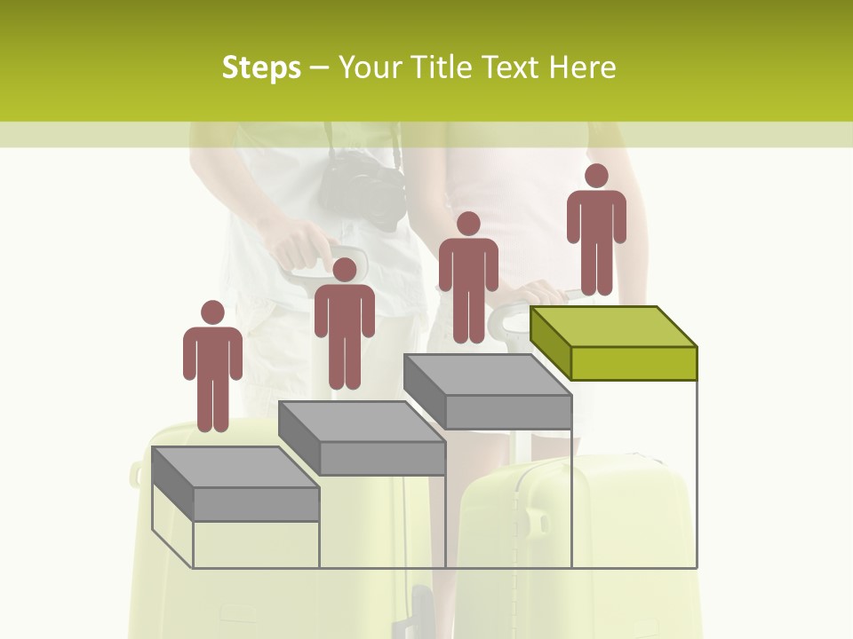 Two Green Female PowerPoint Template