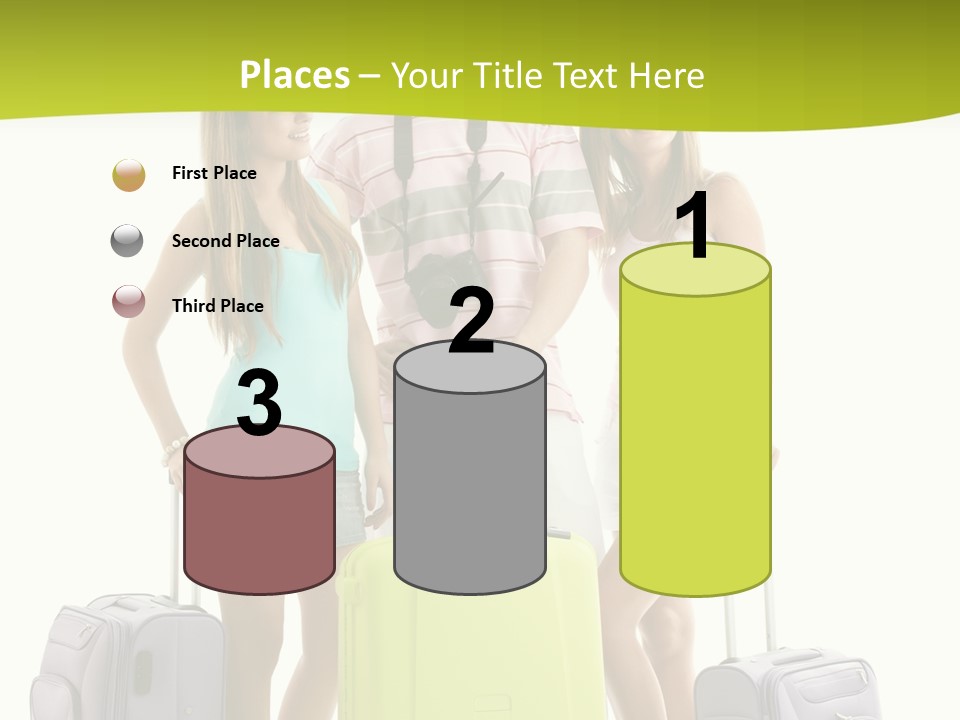 Camera Summer Sunglasses PowerPoint Template