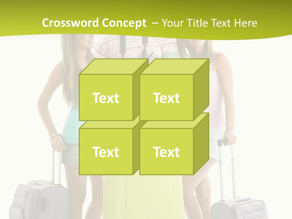 Camera Summer Sunglasses PowerPoint Template