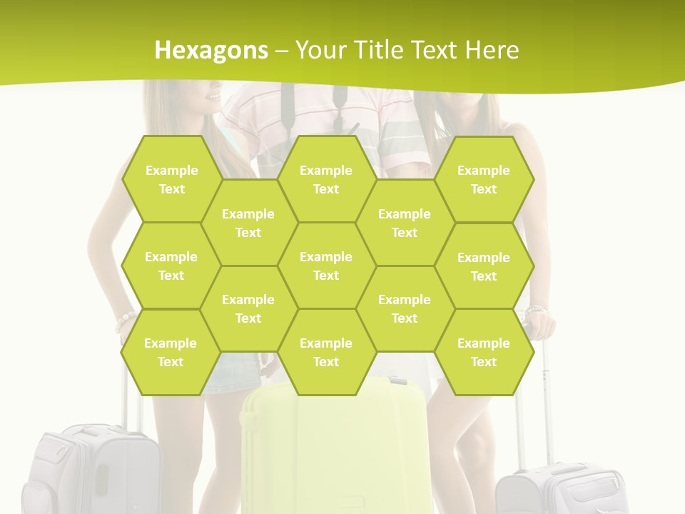 Camera Summer Sunglasses PowerPoint Template