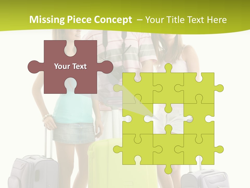 Camera Summer Sunglasses PowerPoint Template