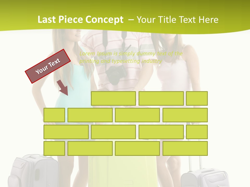 Camera Summer Sunglasses PowerPoint Template