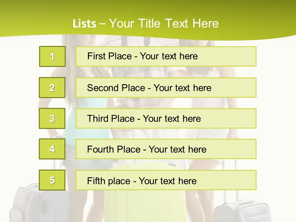 Camera Summer Sunglasses PowerPoint Template
