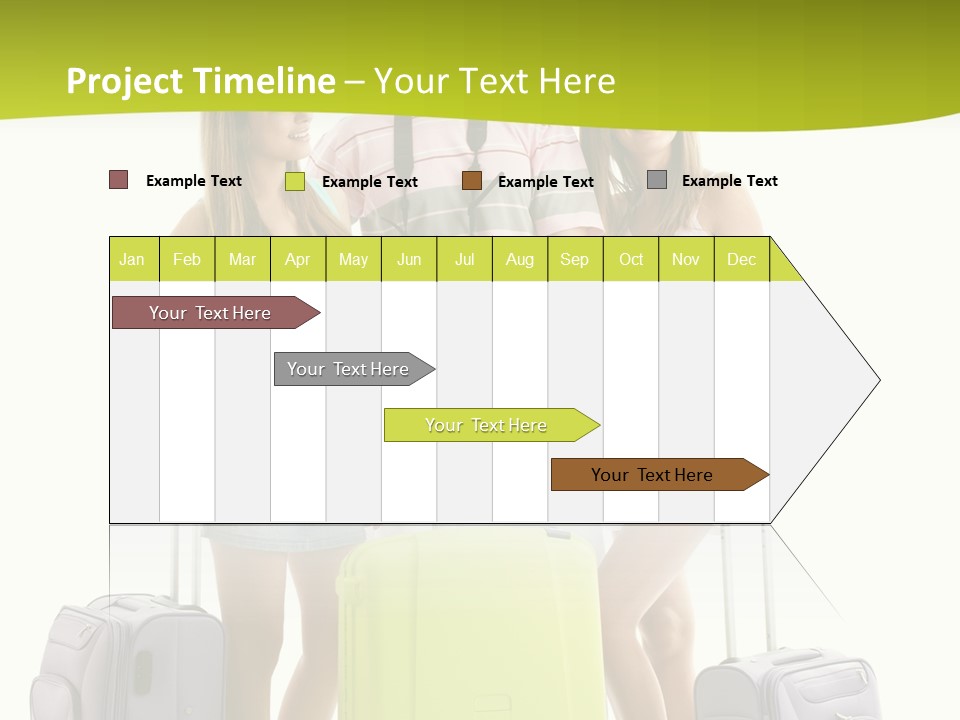 Camera Summer Sunglasses PowerPoint Template