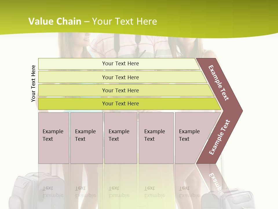Camera Summer Sunglasses PowerPoint Template