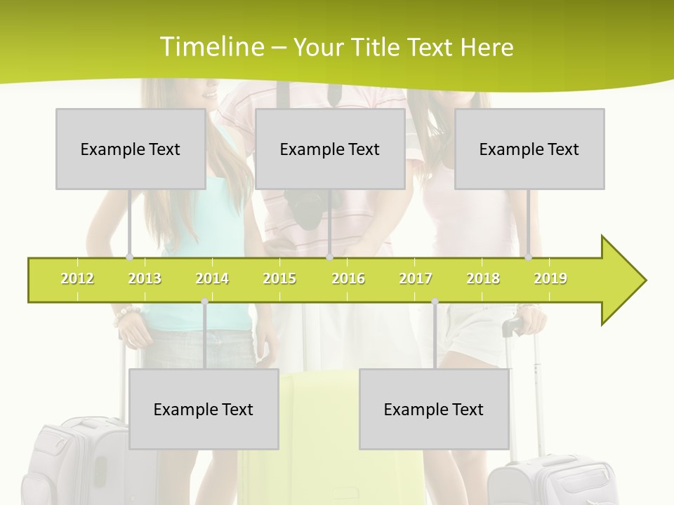 Camera Summer Sunglasses PowerPoint Template