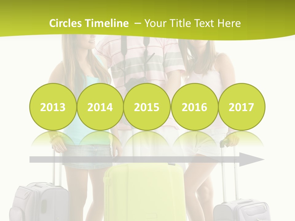 Camera Summer Sunglasses PowerPoint Template