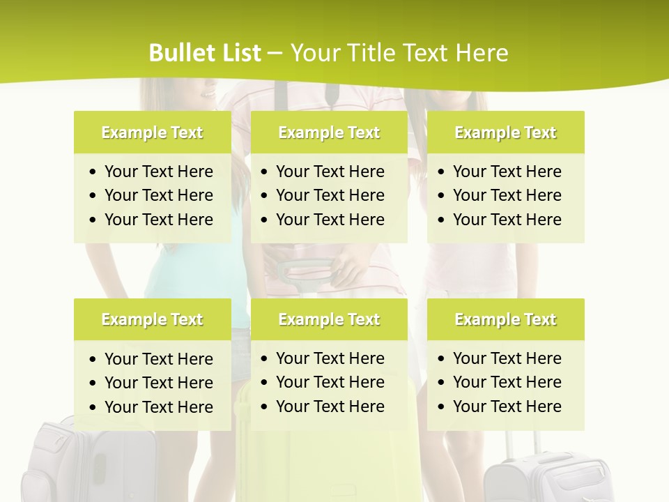 Camera Summer Sunglasses PowerPoint Template