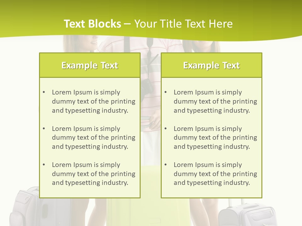 Camera Summer Sunglasses PowerPoint Template