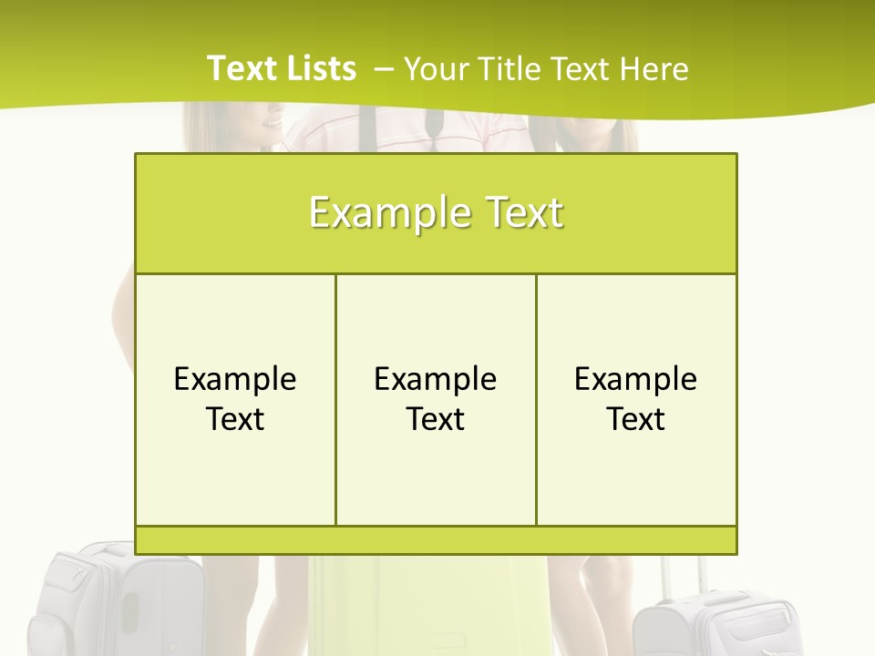 Camera Summer Sunglasses PowerPoint Template