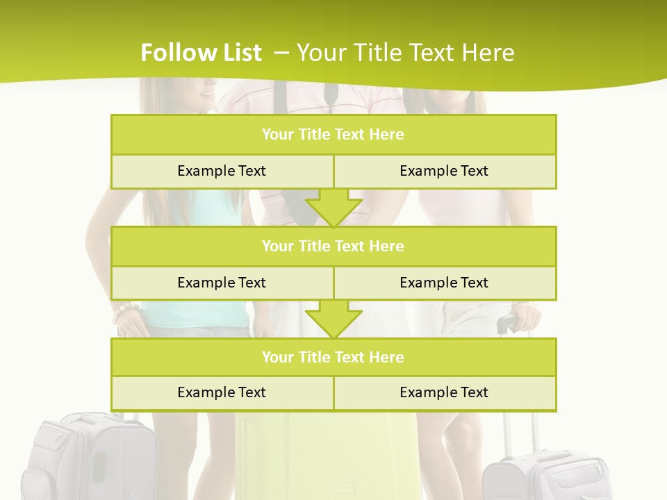Camera Summer Sunglasses PowerPoint Template