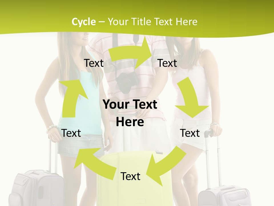 Camera Summer Sunglasses PowerPoint Template