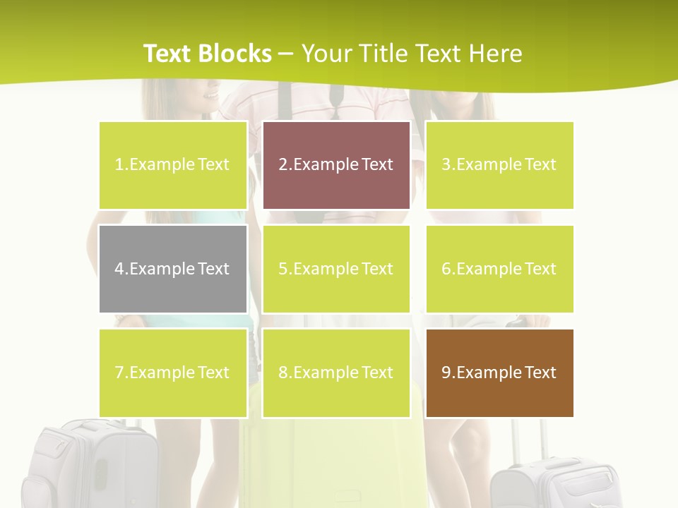 Camera Summer Sunglasses PowerPoint Template