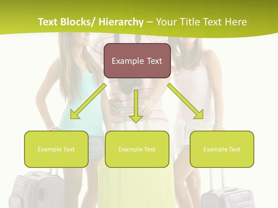 Camera Summer Sunglasses PowerPoint Template