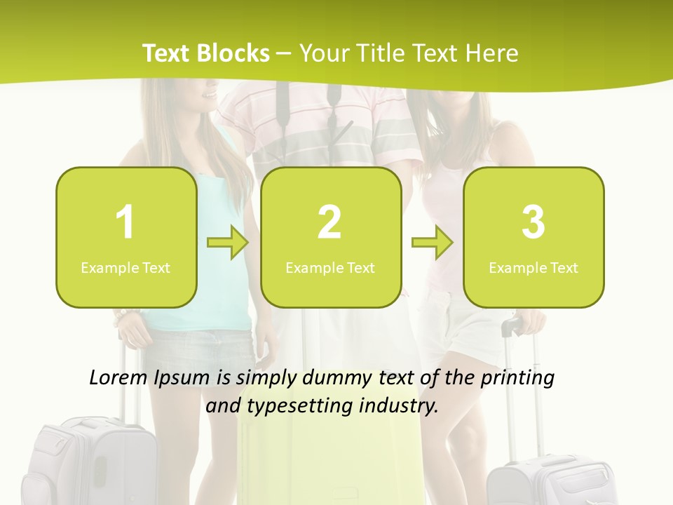 Camera Summer Sunglasses PowerPoint Template