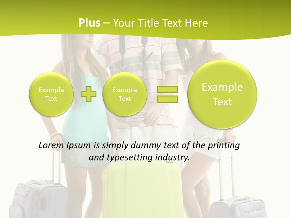 Camera Summer Sunglasses PowerPoint Template