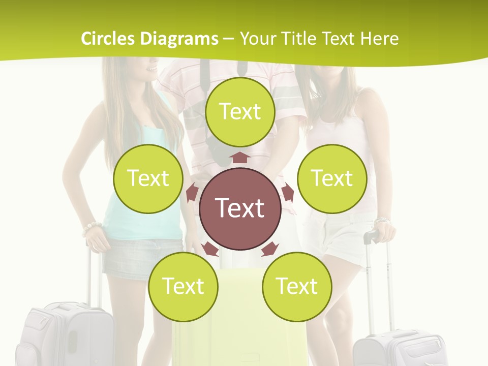 Camera Summer Sunglasses PowerPoint Template