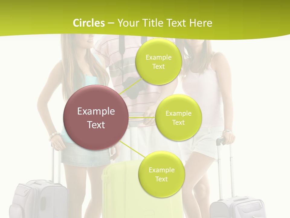 Camera Summer Sunglasses PowerPoint Template