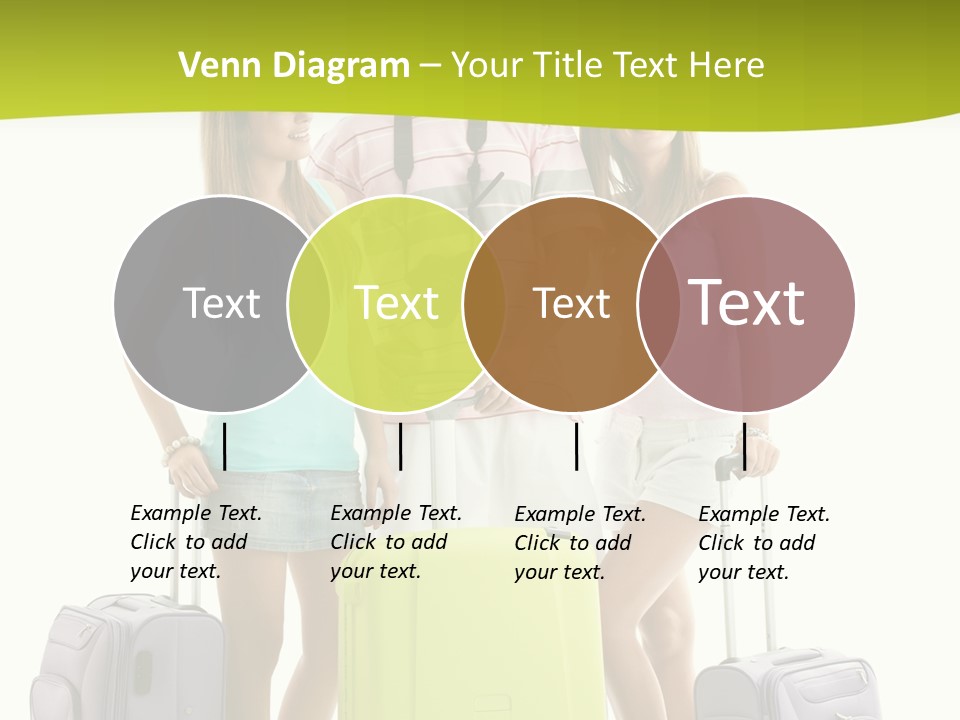 Camera Summer Sunglasses PowerPoint Template