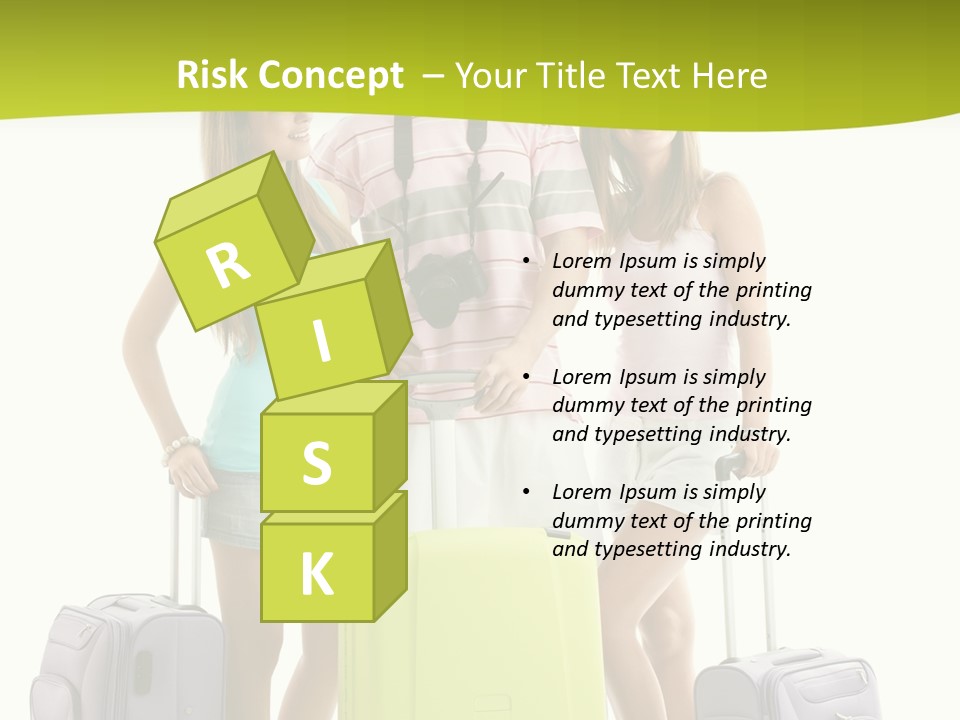 Camera Summer Sunglasses PowerPoint Template