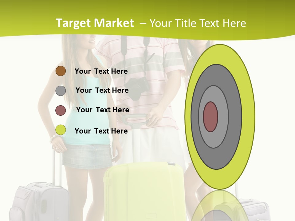 Camera Summer Sunglasses PowerPoint Template