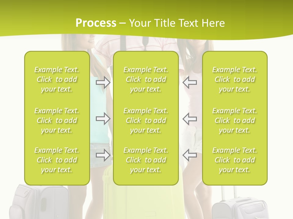 Camera Summer Sunglasses PowerPoint Template