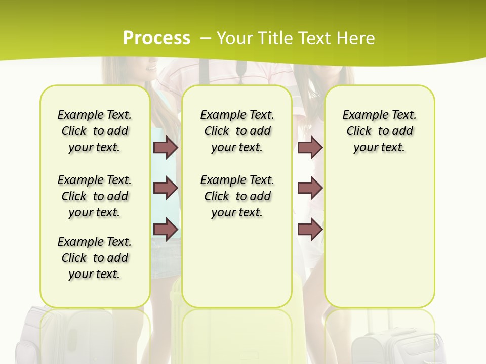 Camera Summer Sunglasses PowerPoint Template