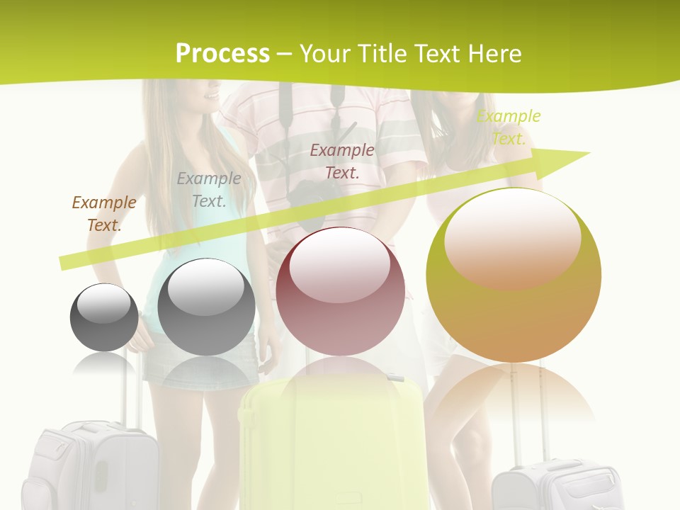 Camera Summer Sunglasses PowerPoint Template