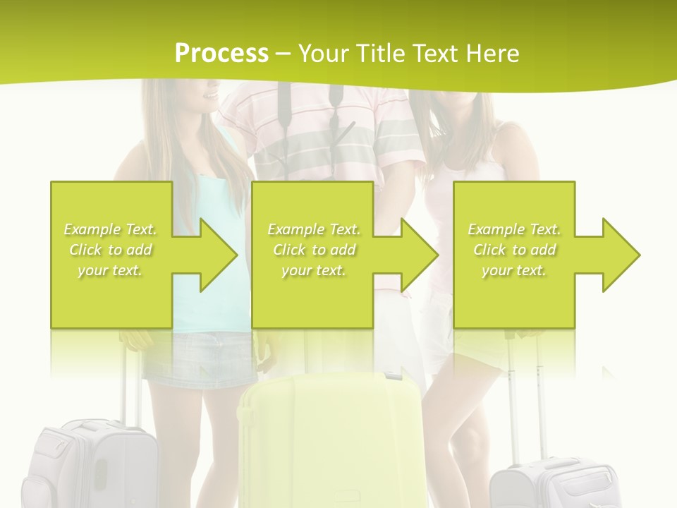 Camera Summer Sunglasses PowerPoint Template