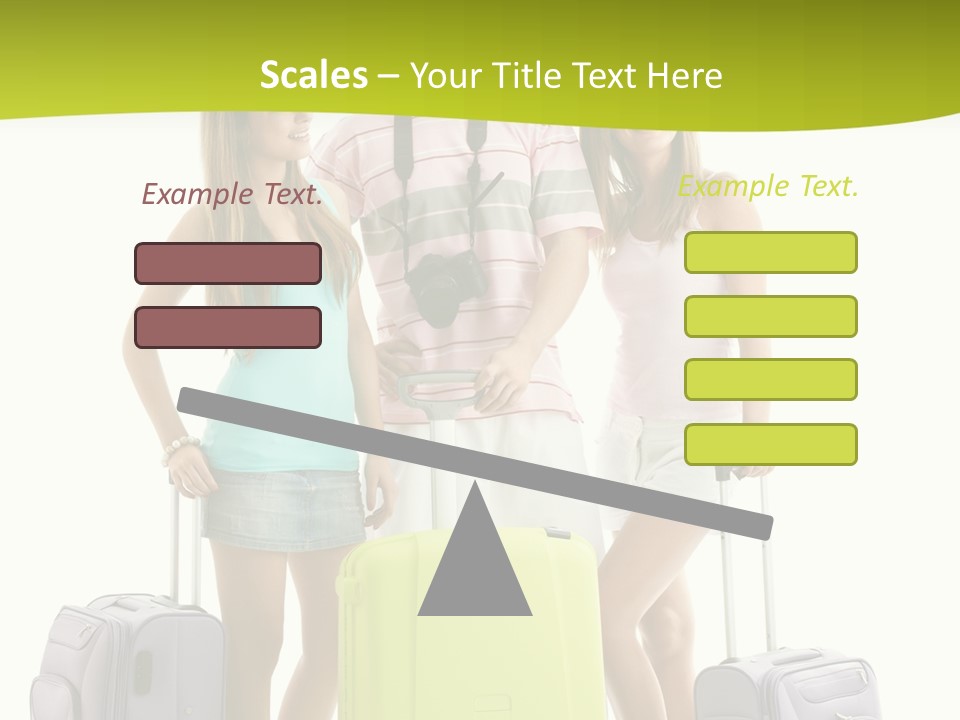 Camera Summer Sunglasses PowerPoint Template