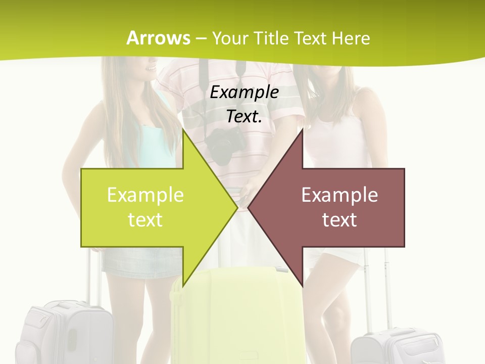 Camera Summer Sunglasses PowerPoint Template