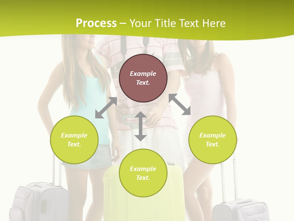 Camera Summer Sunglasses PowerPoint Template