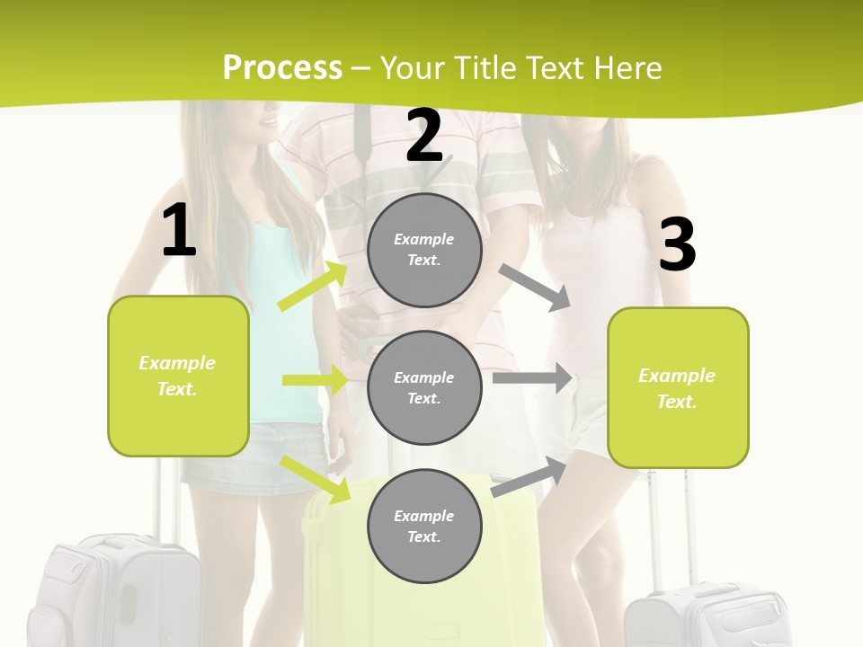 Camera Summer Sunglasses PowerPoint Template