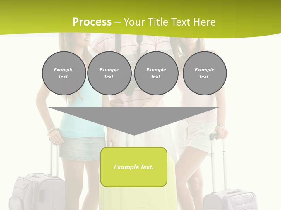 Camera Summer Sunglasses PowerPoint Template