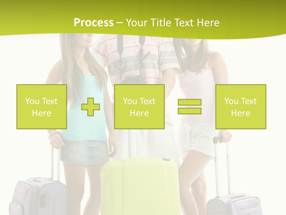 Camera Summer Sunglasses PowerPoint Template