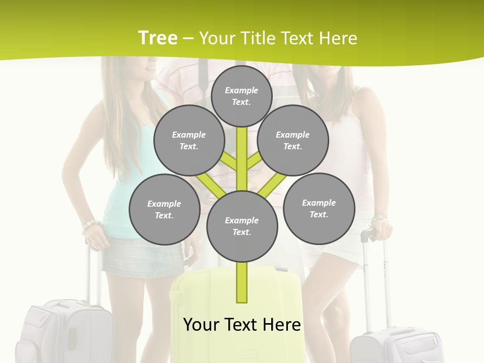 Camera Summer Sunglasses PowerPoint Template