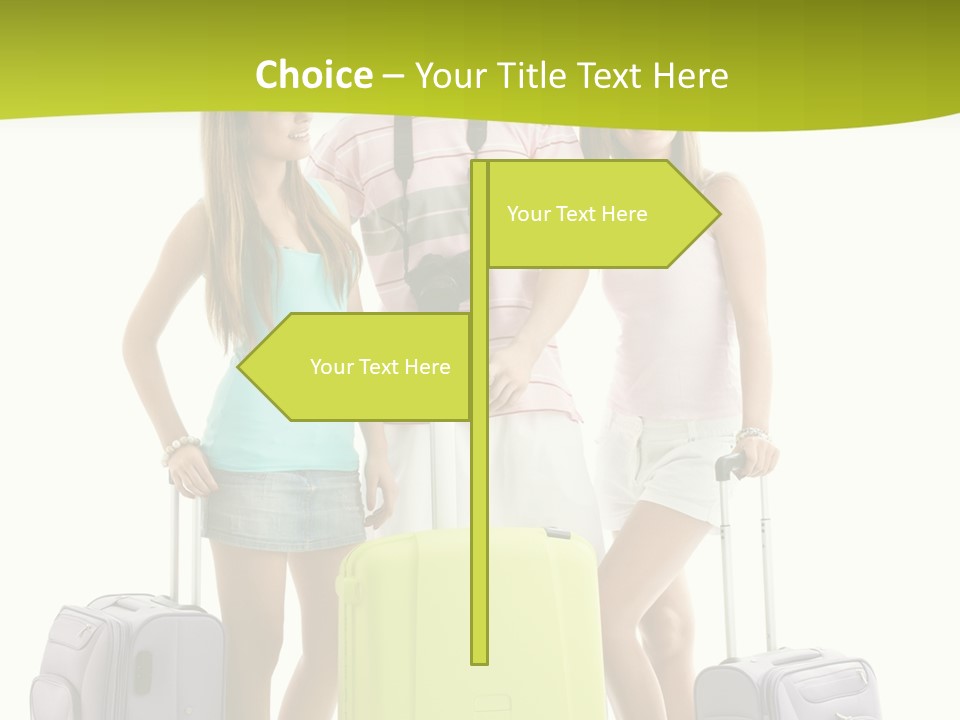 Camera Summer Sunglasses PowerPoint Template