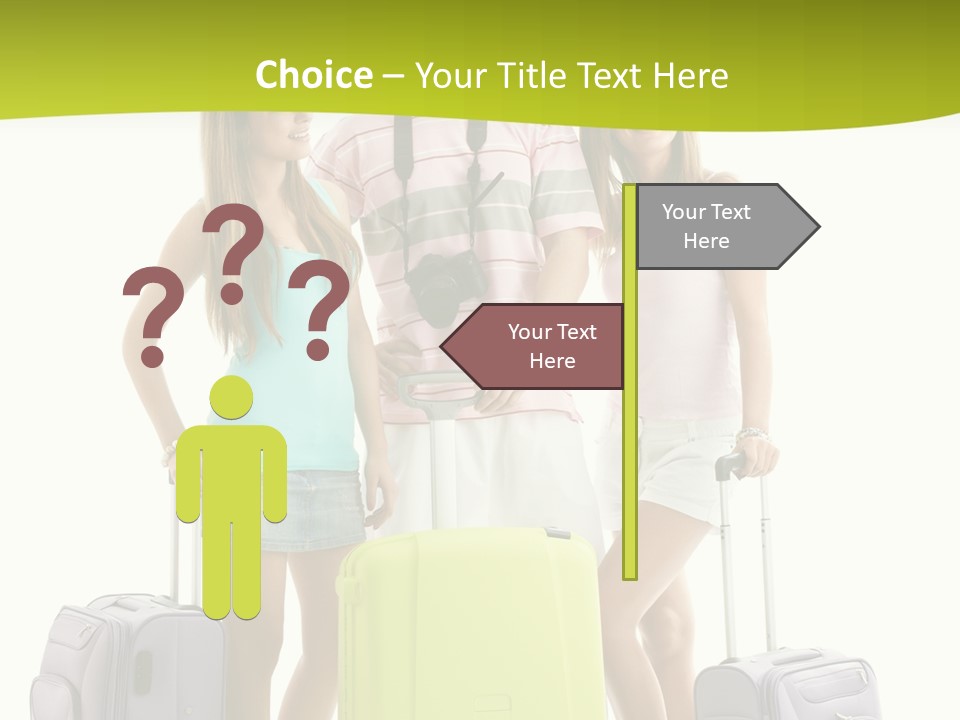 Camera Summer Sunglasses PowerPoint Template