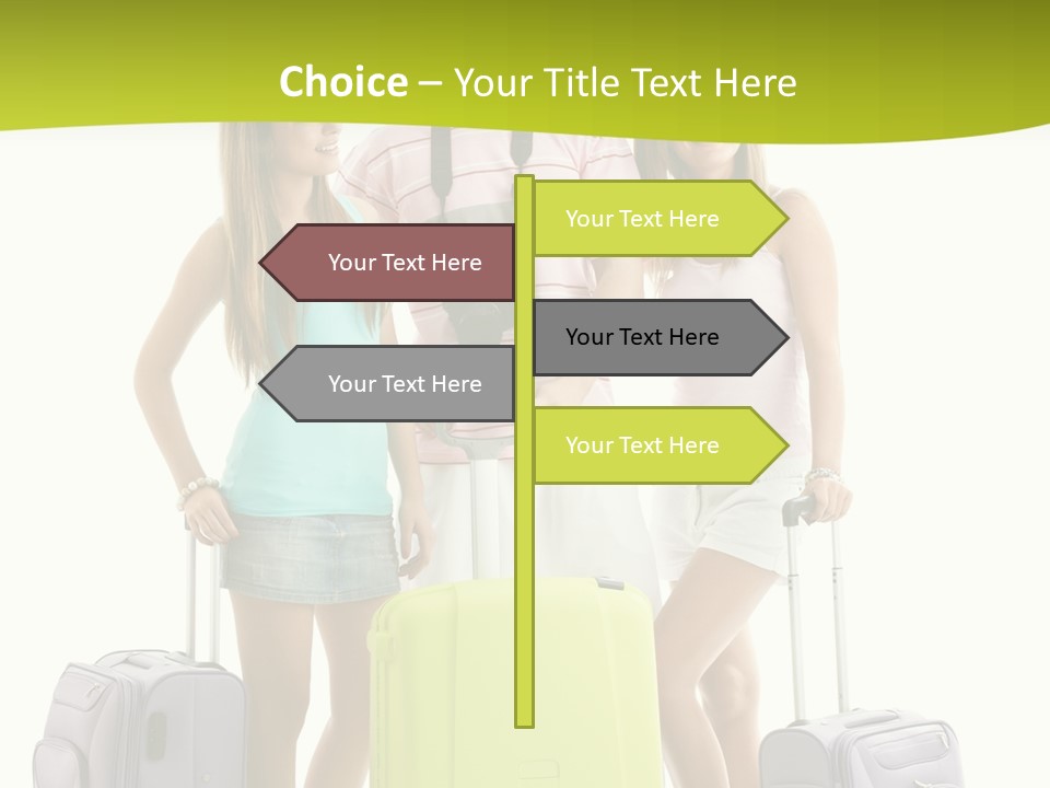 Camera Summer Sunglasses PowerPoint Template