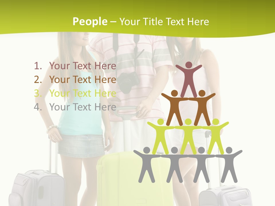 Camera Summer Sunglasses PowerPoint Template