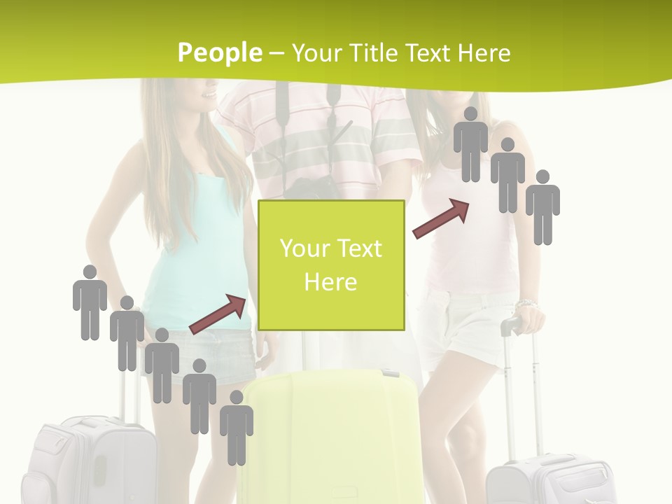 Camera Summer Sunglasses PowerPoint Template