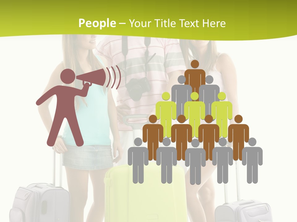 Camera Summer Sunglasses PowerPoint Template