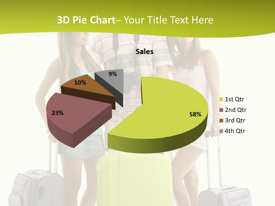 Camera Summer Sunglasses PowerPoint Template
