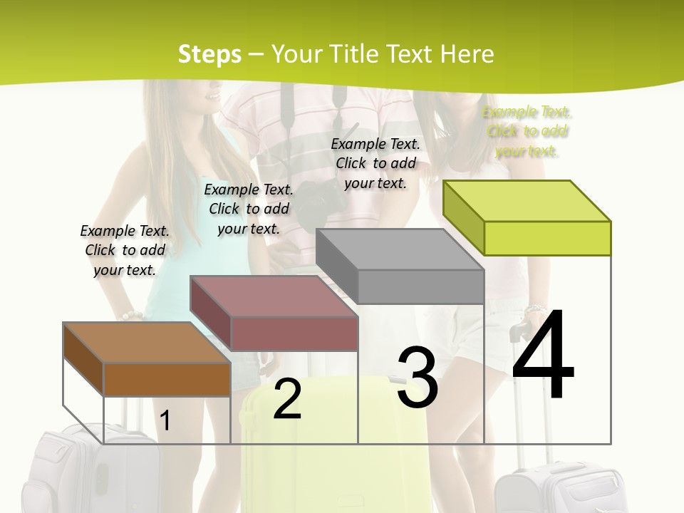 Camera Summer Sunglasses PowerPoint Template