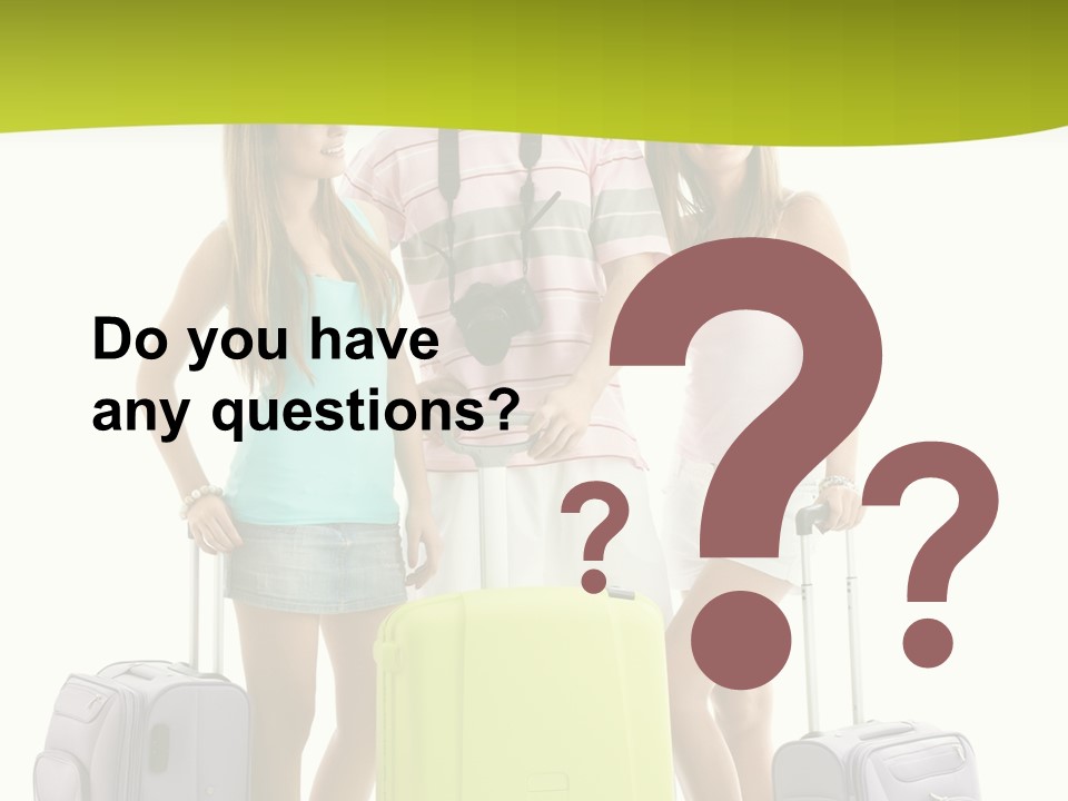 Camera Summer Sunglasses PowerPoint Template