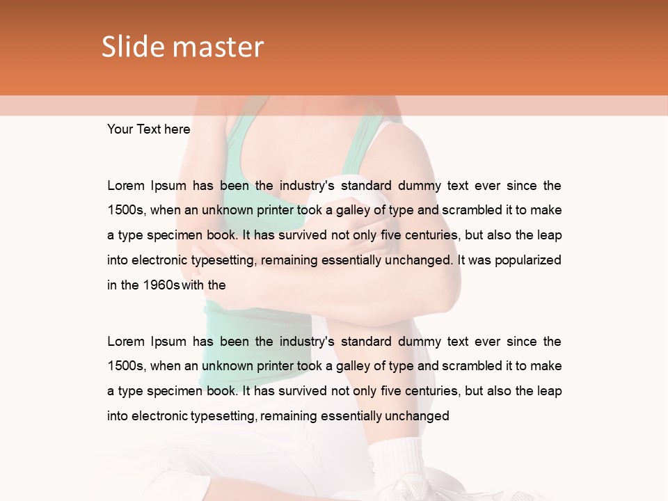 Muscle Relax Gymnastic PowerPoint Template