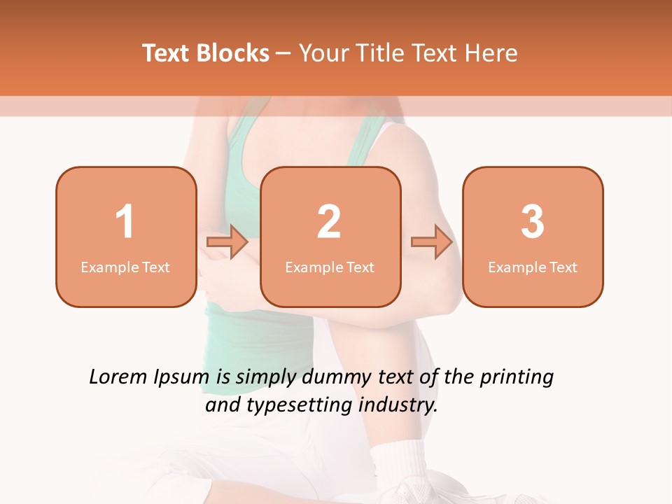 Muscle Relax Gymnastic PowerPoint Template