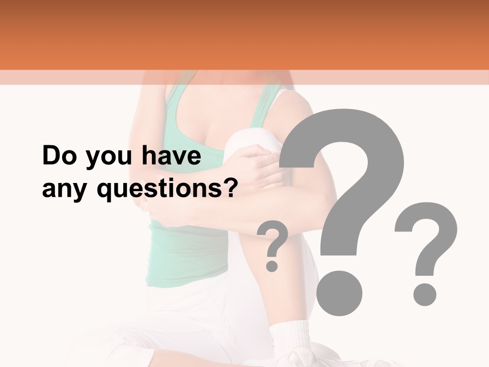 Muscle Relax Gymnastic PowerPoint Template