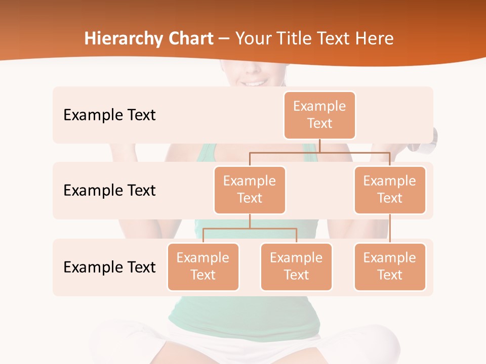 Female Bodybuilding Body PowerPoint Template