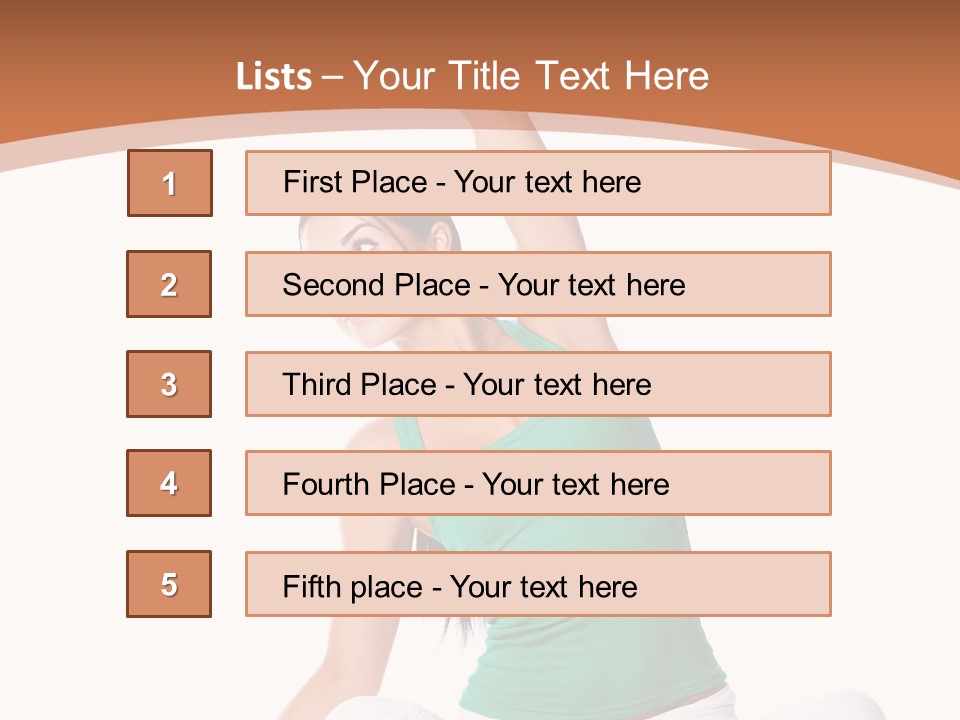 Weight Studio Train PowerPoint Template